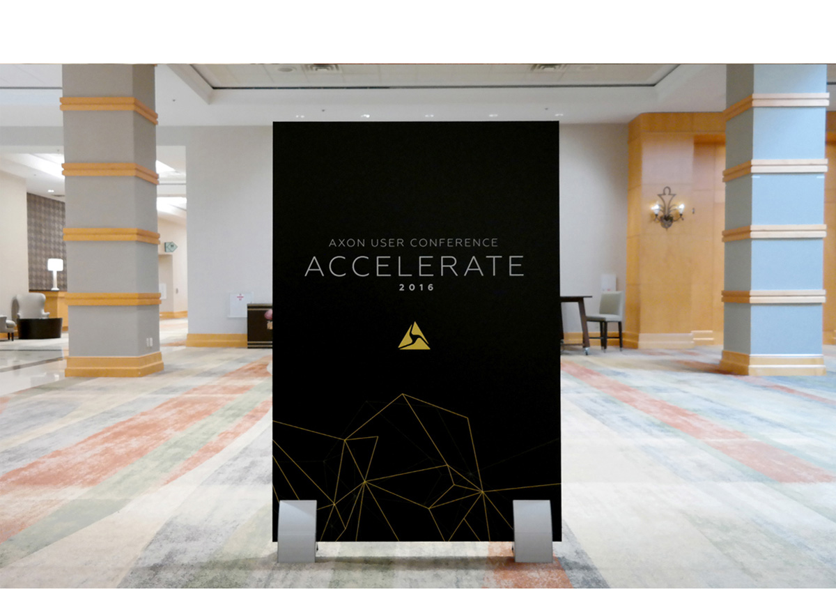 Axon User Conference Sign